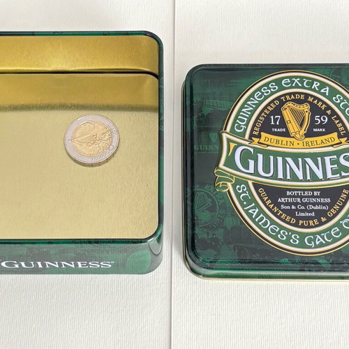 Collectible metal Guinness box new