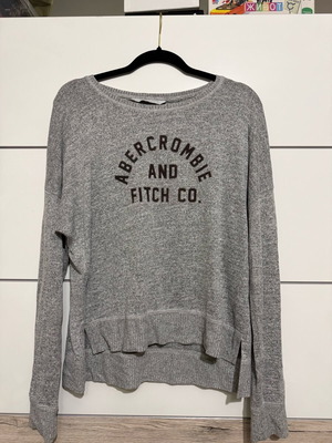 Abercrombie & Fitch γυναικείο φούτερ σε γκρι μελανζέ, μέγεθος M