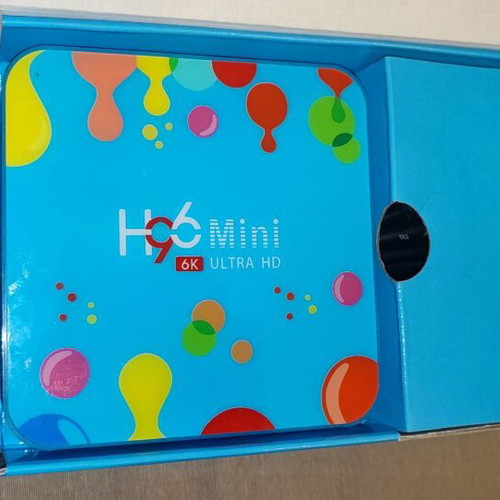 H96 Mini TV Box like new, 4GB RAM, 128GB, Android 9.0, 6K