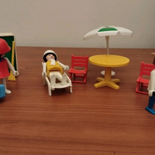 Playmobil Vintage 1974 Barbecue Set like new