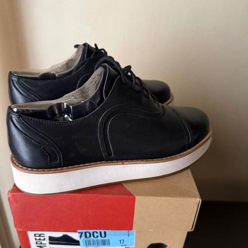 Camper leather women's shoes new, size 37, black