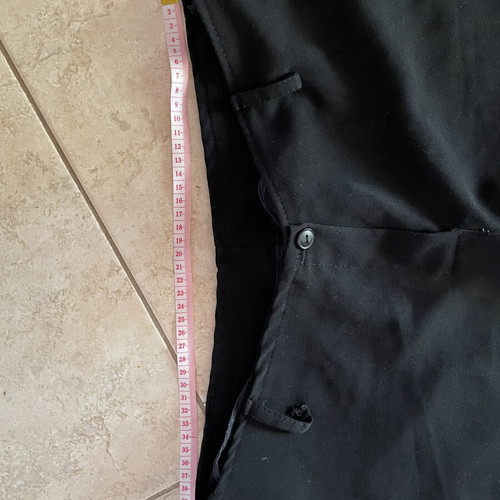 Classic low rise pants, black, size M 38 10