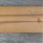  ξύλινη κασετίνα 21,5x2,5x8,5cm και σιδερένια κασετίνα με γόμες δεκαετίας '80