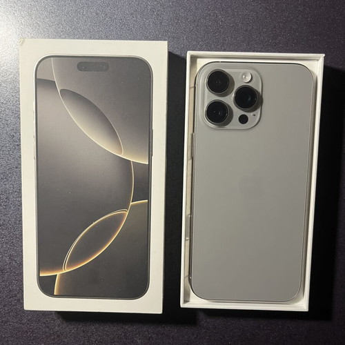 iPhone 16 Pro Max 512GB Titanium like new, 100% battery