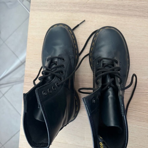 Dr. Martens blue ankle boots like new, size 37