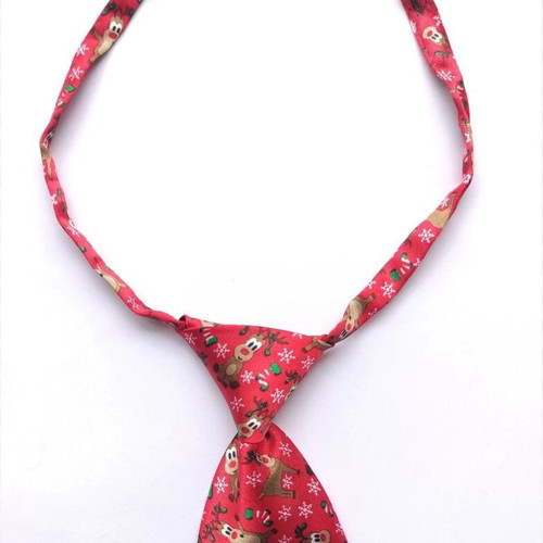 Christmas Tie for Dog and Cat new with Reindeer Pattern