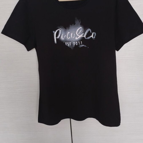 Paco & Co Black Women's T-shirt XL like new