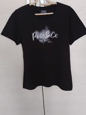 Paco & Co Black Women's T-shirt XL like new