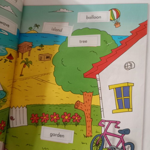 The Cat Is Back Junior B Picture Dictionary used, Greek