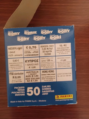 Finding Dory Sticker Box used