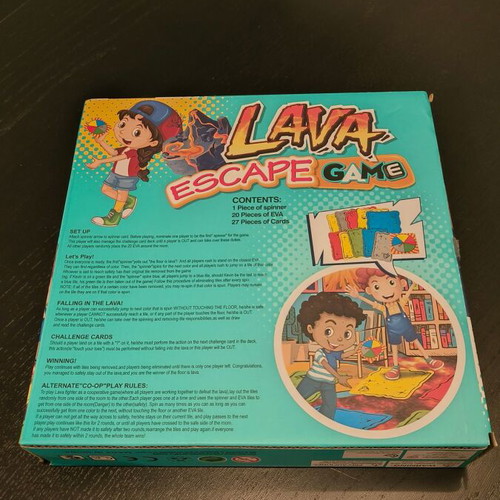 Lava Escape Game like new family board game