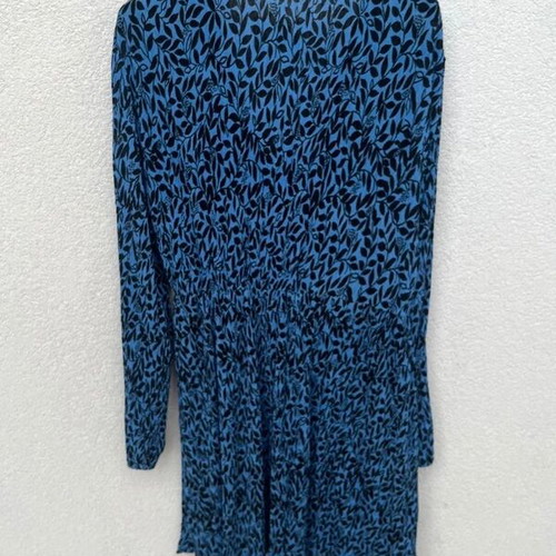 Mango dress, black and blue, size S