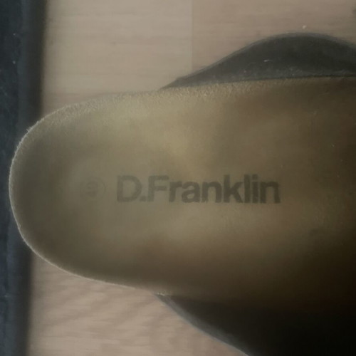 Franklin patent leather slippers size 40 like new, black