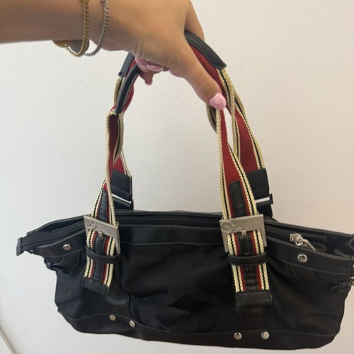Gianfranco Ferre Black Bag used, classic design with dual handles