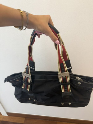Gianfranco Ferre Black Bag used, classic design with dual handles