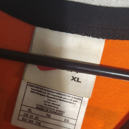 Nike KNVB Netherlands football jersey Ronald de Boer 6, orange