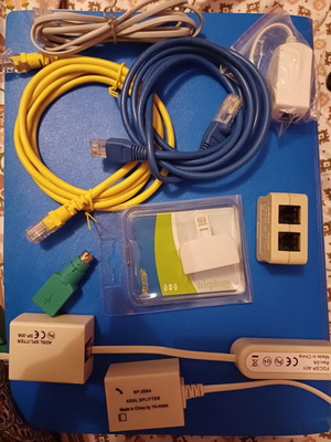 Telephony and internet cable pack like new