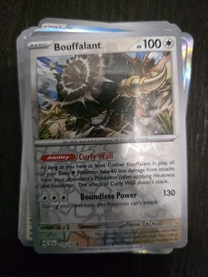 Bouffalant Pokemon card new