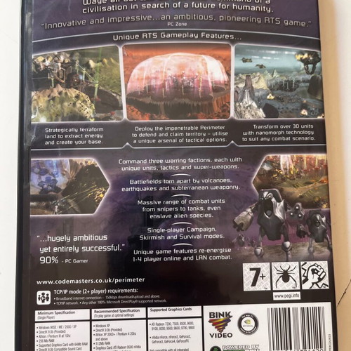 Perimeter PC used strategy game