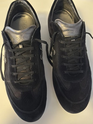 Hogan men's black shoes like new size 44-45
