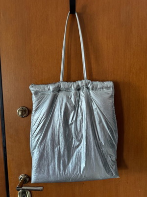 Silver shopper shoulder bag Zara like new