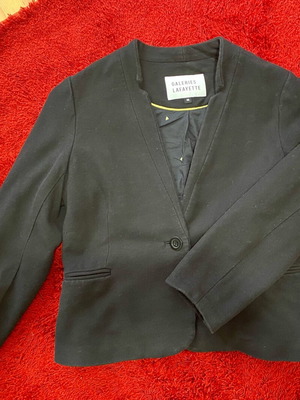 Galeries Lafayette Black Women's Jacket Like New Size M