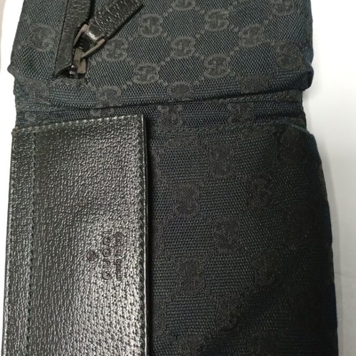 Gucci GG Canvas Waist Bum Belt Bag black, like new
