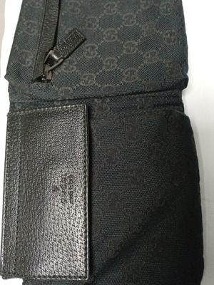 Gucci GG Canvas Waist Bum Belt Bag black, like new