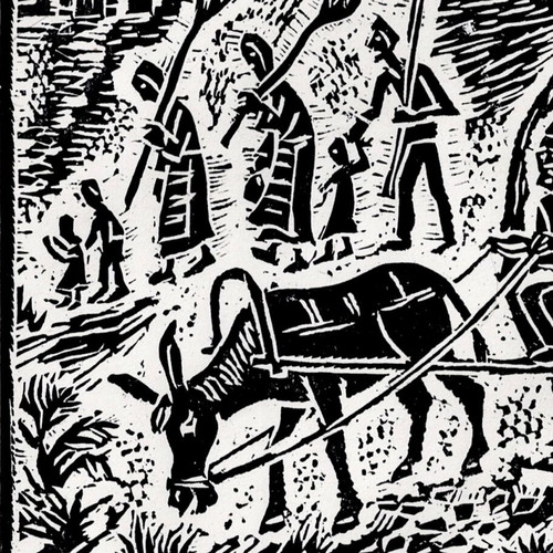 Senokos Linocut New