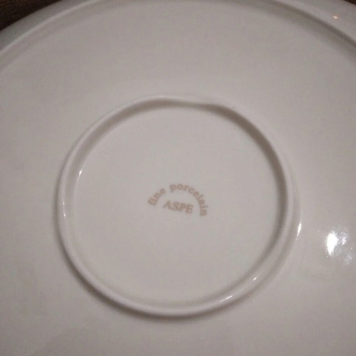 Vintage Aspe porcelain cake platter