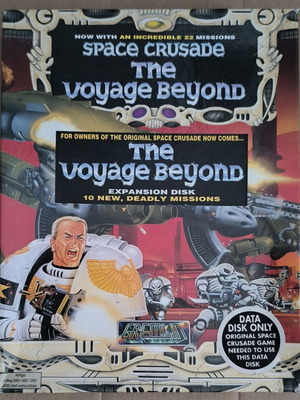 Space Crusade The Voyage Beyond Expansion Disk like new, Amiga