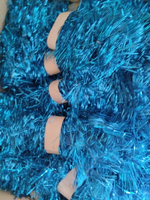 Christmas blue garlands vintage, pack of 10, new