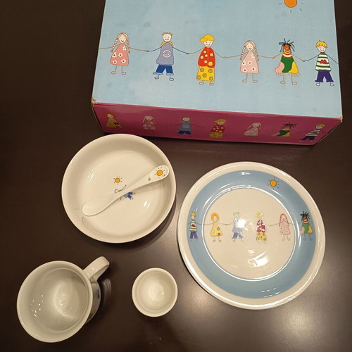 Espiel children's porcelain dinnerware set 5 pieces