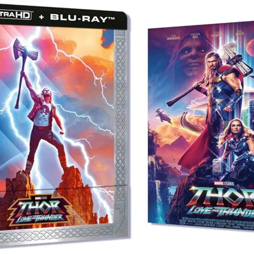 Thor: Love and Thunder Collector Edition 4K Ultra HD Steelbook Blu-ray new