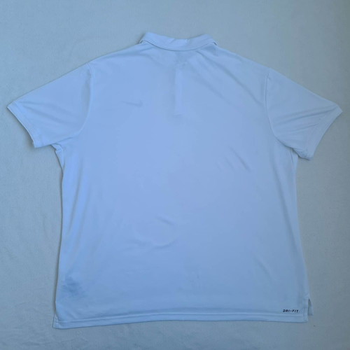 Nike Court Dri-Fit men's tennis polo shirt XXL, white, short sleeve