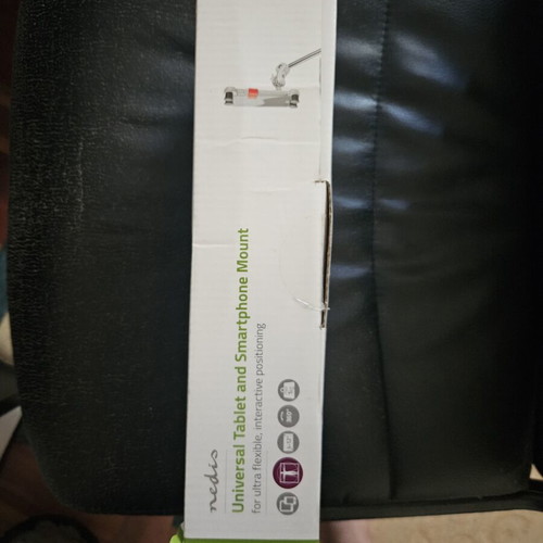 Nedis Tdmt111wt Tablet and Smartphone Mount foldable arm 4-12" like new