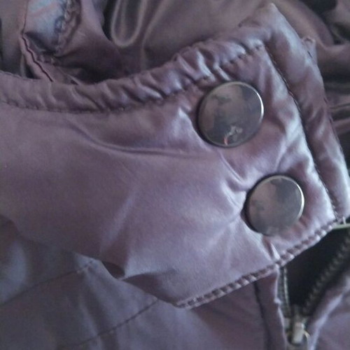 Sisley short jacket with down, like new, size S-M, purple