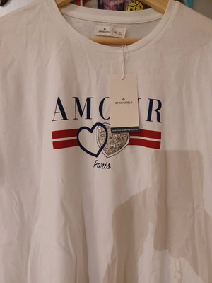 Springfield white t-shirt new size L