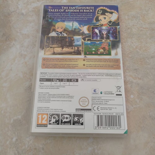 Tales of Vesperia Definitive Edition Nintendo Switch game like new