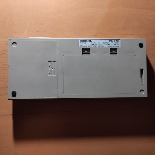 Casio PB-770 personal computer vintage φορητός υπολογιστής 1983 μεταχειρισμένος