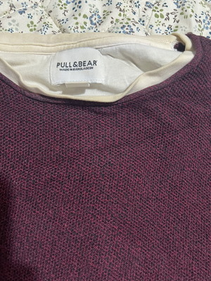 Pull & Bear sweater used, red, size M