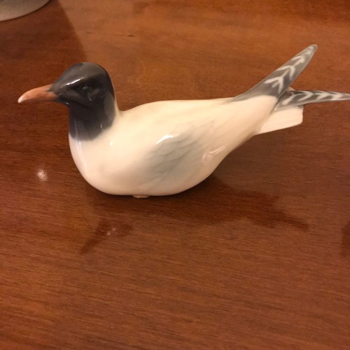 Original Copenhagen porcelain decorative bird used