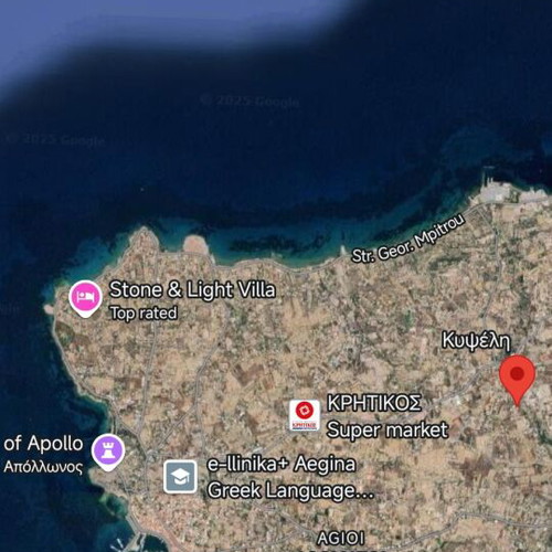 Land plot in Aegina Kypseli area, 492 m², buildable, corner
