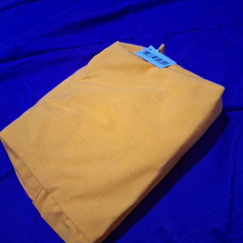 Sephora collection toiletry bag new, orange with pink zipper