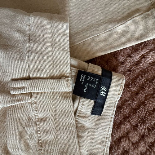 Men's H&M beige slim fit pants like new