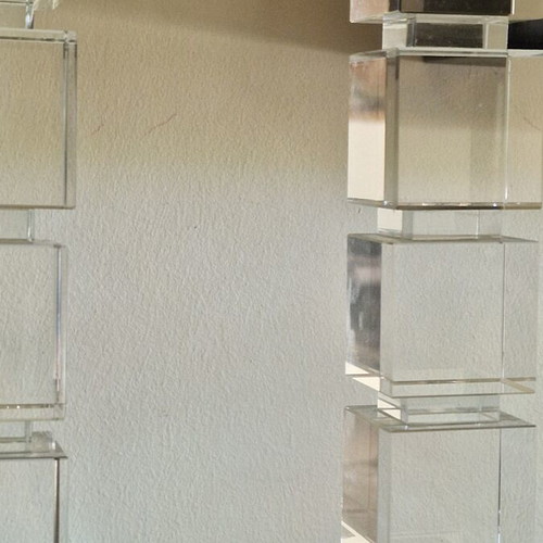 Crystal candlesticks set of 2, like new