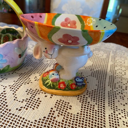 Easter decorative ceramic set like new, 3 pieces