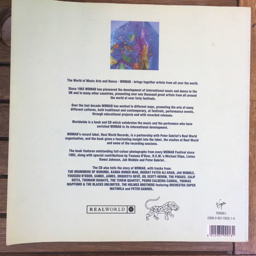 Book Worldwide Ten Years Of WOMAD 1992 Peter Gabriel used