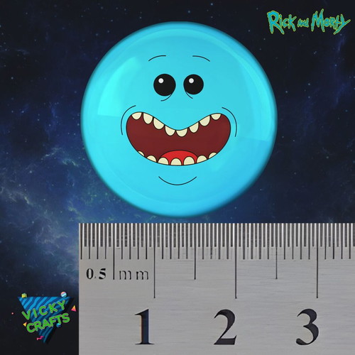 Rick and Morty pin set 9 pieces new, 2.5cm