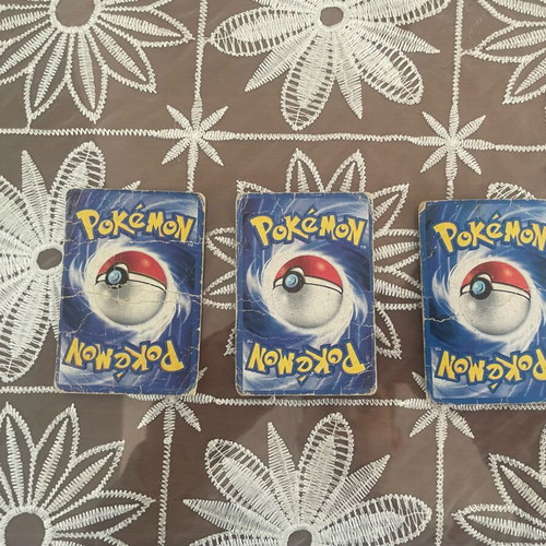 Vintage Pokémon cards used, bundle of 17 rare with 20 bonus